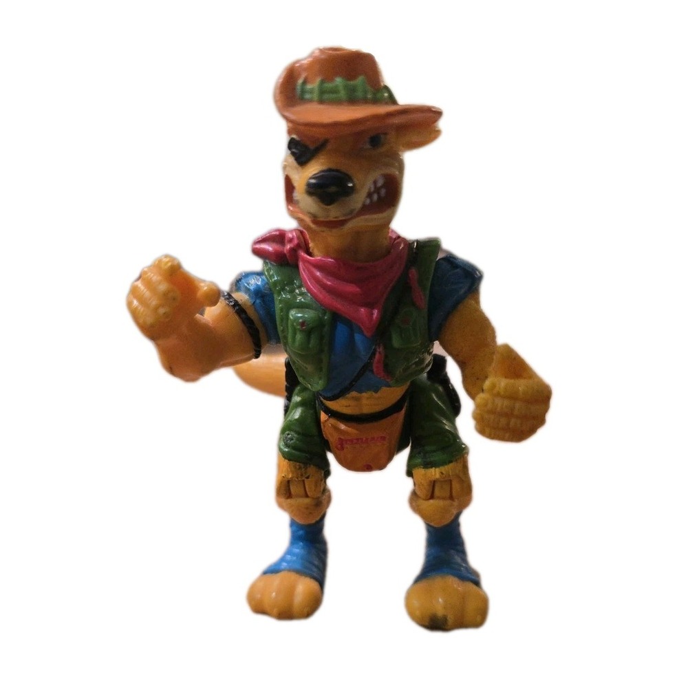 VTG Playmates 1991 TMNT Ninja Turtles Walkabout Action Figure  Coyote Galoob